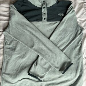 The North Face Sage Green Fleece Pullover